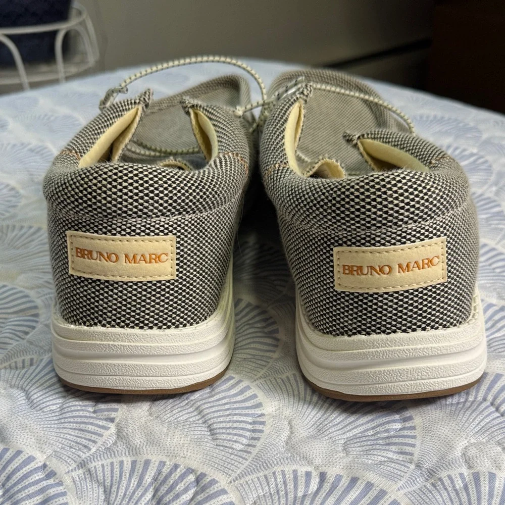 Bruno Marc Men’s Casual Knit Lace-Up Shoes Size 13 Comfort Lightweight NWOT